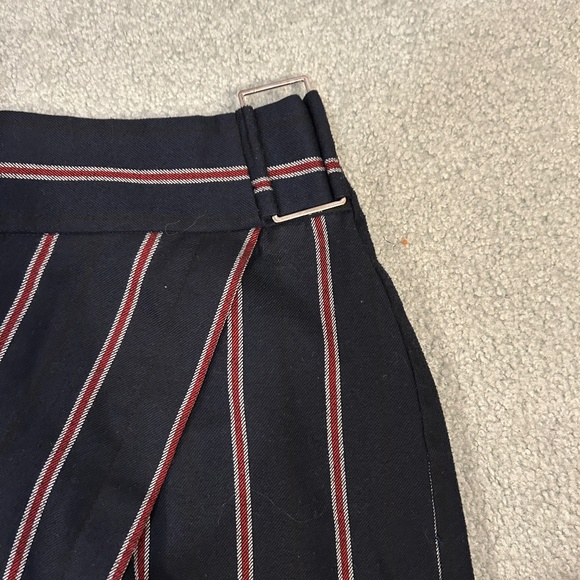 Dynamite Size Small Mini Skirt Navy with Red/White Stripes - Picture 8 of 9